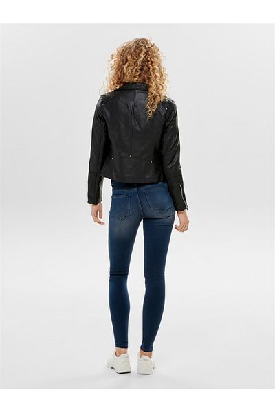 Jack & Jones Doar Femei15153079 Palton Piele Negru