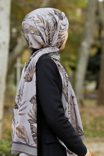 Vissona Γυναικείο πολυτελές Medina Silk Shawl Mink - Μπεζ