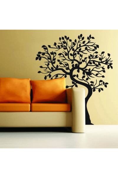 Dekorpark Eğri Ağaç Temalı Duvar Sticker