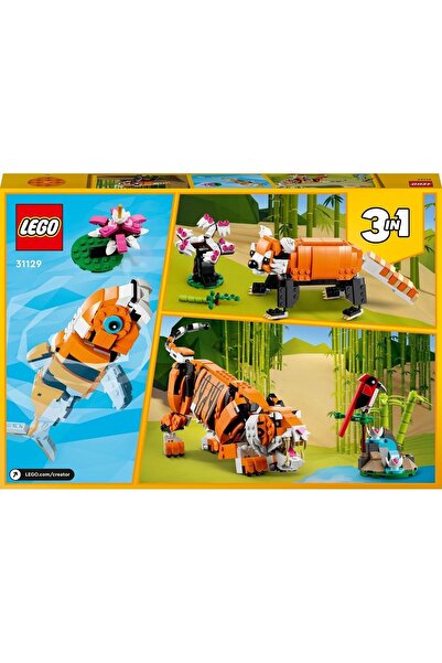 LEGO Sada Creator Fabulous Tiger Making Kit pro děti od 3 do 9 let 755 kusů