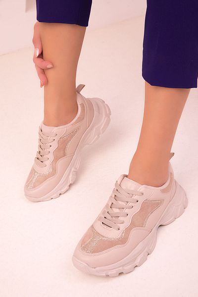 SOHO Beige Women's Sneakers 15564