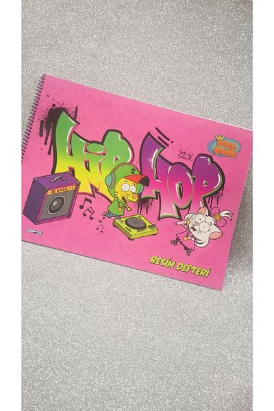 Gıpta King Shakir Pink Cardboard Cover Spiral Painting Book 25cmx35cm 15 sheets