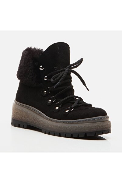 Hotiç Black Women's Flat Boots