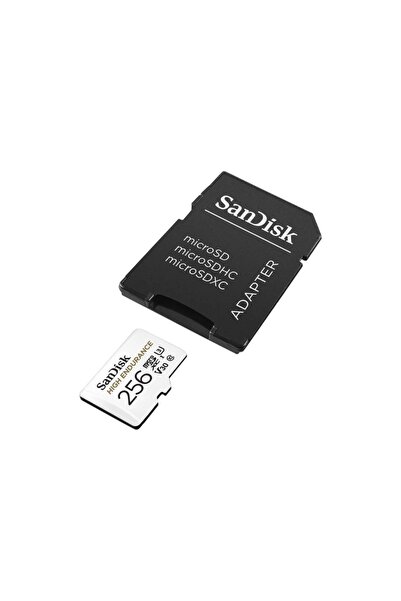 SanDisk High Endurance 256gb 100-40mb-s Microsdxc C10 V30 Adaptörlü Hafıza Kartı Sdsqqnr-256g-gn6ıa