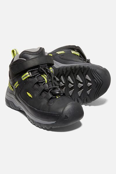Keen Leather Black Boy's Outdoor Boots1026297-670 Targhee Mid Wp