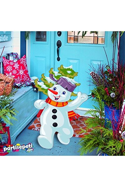 PARTİ SEPETİ Новогодишен снежен човек за поставяне
