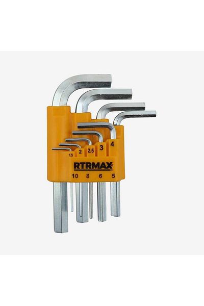 Rtrmax Dy Short Allen Key Set 9-piece Rh03851