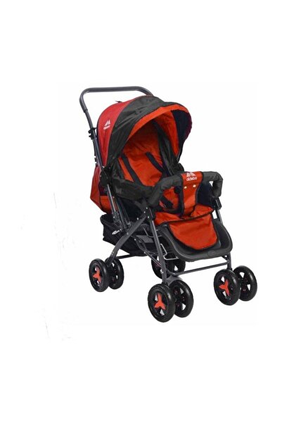 ALDEBA 8028 Çift Yönlü Bebek Arabası Kırmızı