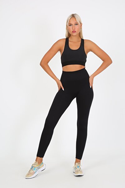 aurafit 4036 Безшевни дълги клинове с висока талия и пуш-ъп структура