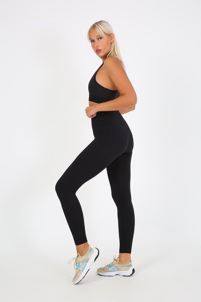 aurafit 4036 سروال طويل بدون خياطة عالي الخصر