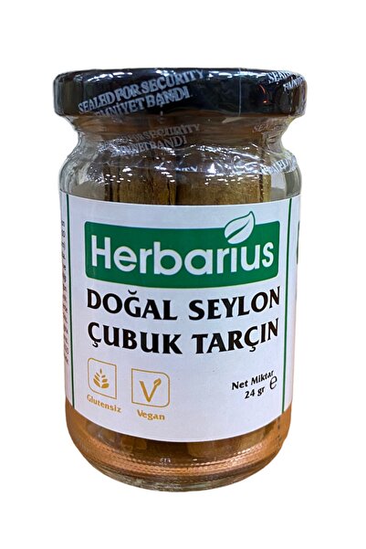 Herbarius Doğal Seylon (SEYLAN) Çubuk Tarçın 24 gr