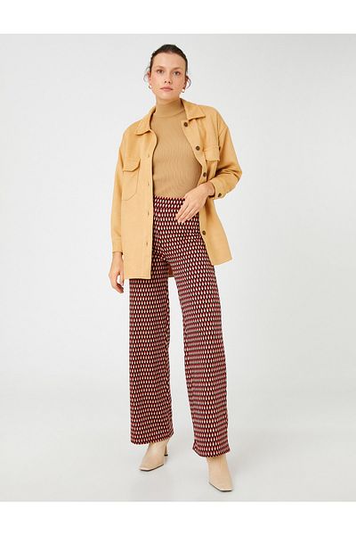 Koton Pantaloni largi cu talie elastică