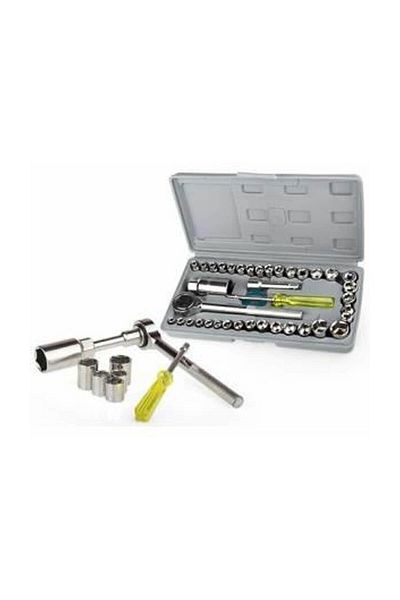 MOONSHOP Ratchet Wrench Set Boxed 40 Piece Socket Set