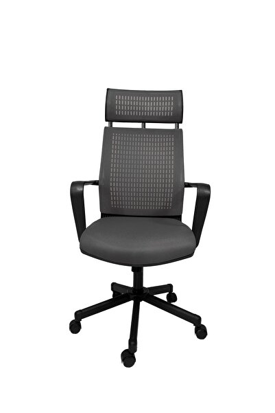 Gizmo Efor Fileli Şef Bilgisayar Ofis Çalışma Koltuğu Fk1401 Gri