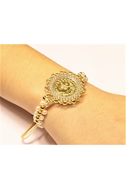 Hakan Güler Kuyumculuk Yarım Reşat Baskı Altınlı Bileklik