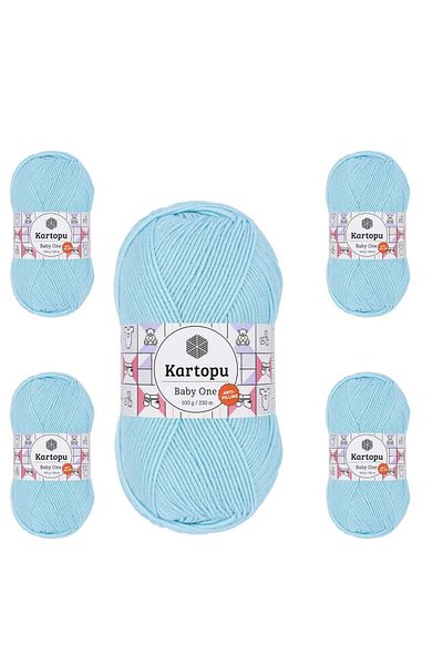 Kartopu Baby One - 5 τεμάχια 100% πλεκτό νήμα χειρός κατά της πηκτικής