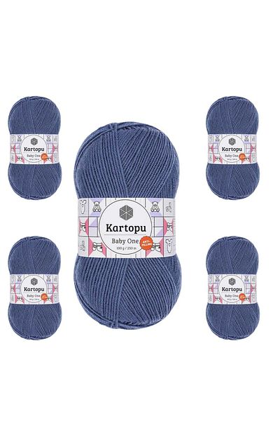 Kartopu Ayzen Home Baby One Αντι 100% Αντι-μίγμα Χέρι Πλέξιμο Νήμα (5 τεμάχια)