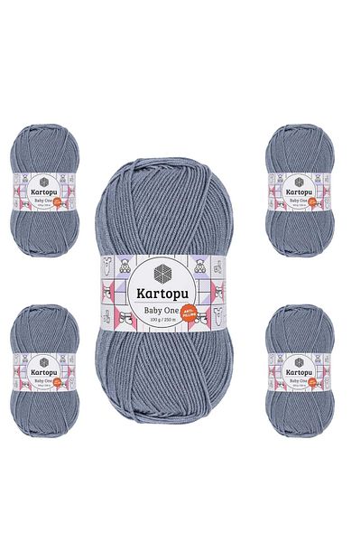 Kartopu Ayzen Home Baby One Αντι 100% Αντι-μίγμα Χέρι Πλέξιμο Νήμα (5 τεμάχια)