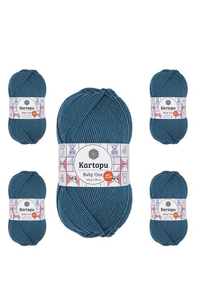 Kartopu Ayzen Home Baby One Αντι 100% Αντι-μίγμα Χέρι Πλέξιμο Νήμα (5 τεμάχια)
