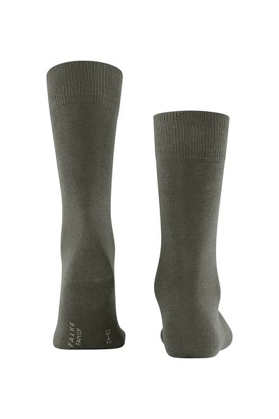 FALKE Herren Socken – Family SO, Uni Baumwollmischung Versatile Strümpfe