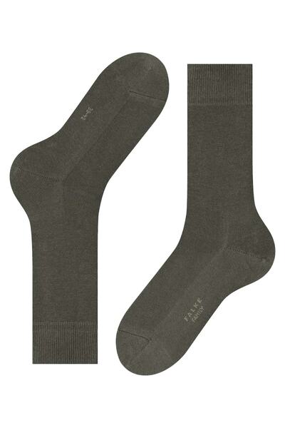 FALKE Herren Socken - Family SO, Allrounder Strümpfe, Uni, Baumwollmischung