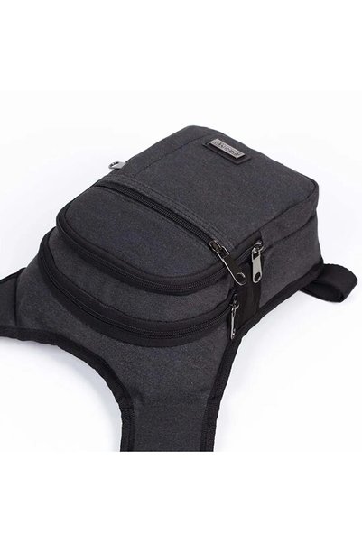 YclShop Newish Canvas Fabric Motorcycle Waist Leg Bag [24X19 cm] Courier Bag Post Device Compatible