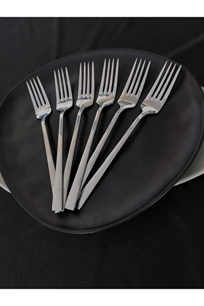KISMET STEEL Kısmet Ege Model 6'lı Tatlı Çatalı