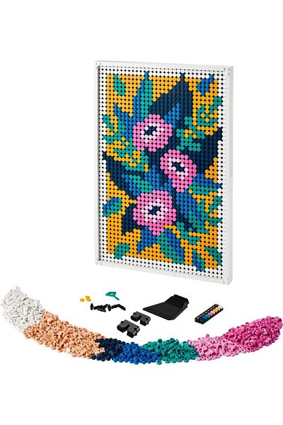 LEGO JFF Game ® Art Flower Creative Hobby Building Set for Adults (2870 Pieces)