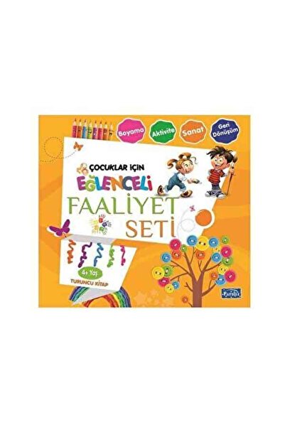 Parıltı Yayınları Çocuklar Için Eğlenceli Faaliyet Seti - Turuncu Kitap (4+ Yaş)