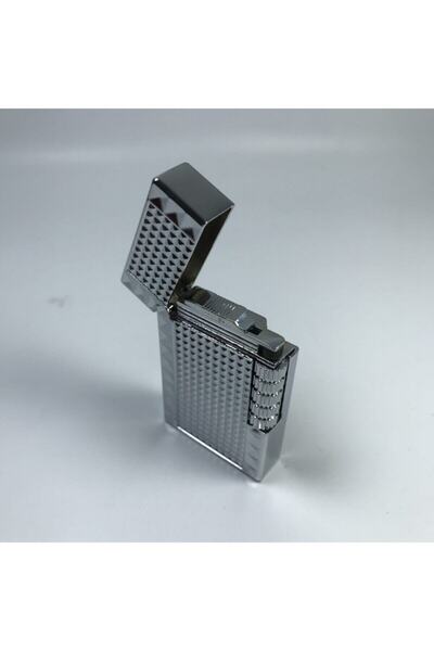 MORKARINCA Gümüş Metal Dupont Çakmak