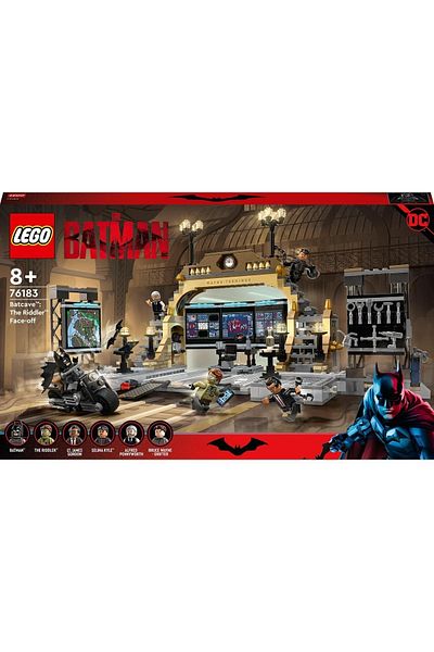 LEGO DC Batman™ Batcave™: Riddler™ Showdown 76183 – مجموعة البناء الإبداعي GOTHAM CITY™ Batcave (581P)