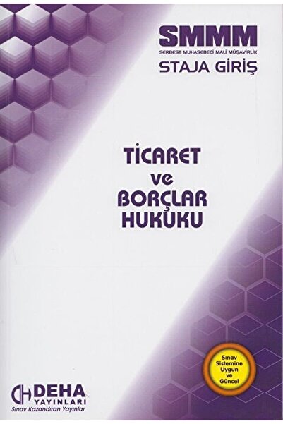Deha Yayınları Smmm Staja Giriş Ticaret Ve Borçlar Hukuku / Kolektif / / 9786...