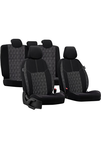 Bod غطاء مقعد سيارة أكوا فيات دوبلو بعد 2010 باللون الأسود