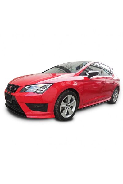 HYM TUNİNG Seat Leon Mk3 Marşpiyel Lipi, Yan Kapı Altı Parlak Siyah Çıta, 201...