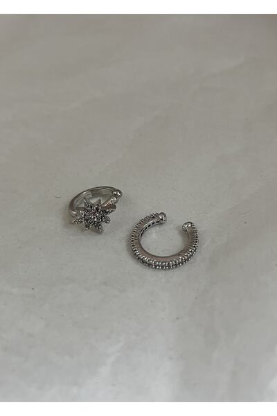 KİLİGİSTANBUL 2'li Kuzey Yıldızı Earcuff