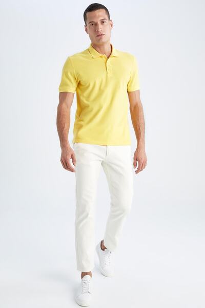 DeFacto Tricou Polo Regular Fit 100% bumbac