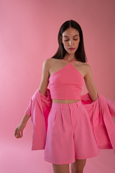 DeFacto Fitted Cross gallér bordás camisole atléta