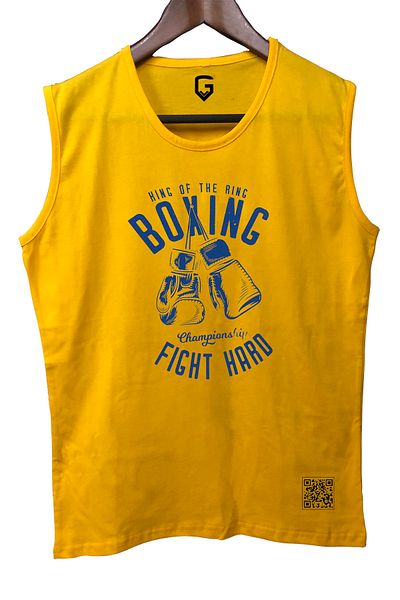 TOP GLORY Boxingfh بلا أكمام رياضي تي شيرت تانك الأعلى