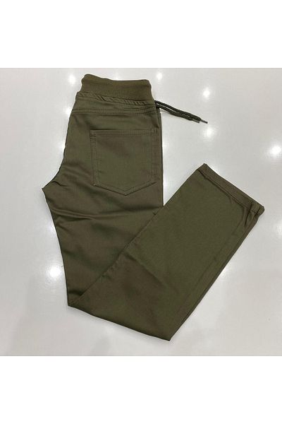 karaoğlu Canvas Linen Ribbed Trousers