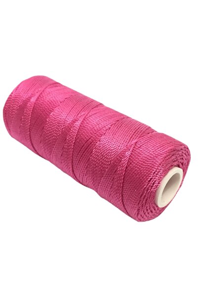 ipekbazaar Naylon Iplik, 210/6 Katlı Örgü Ipi, 100 Gr Örgü Ipliği, Fuşya