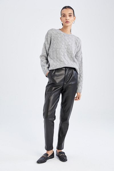 DeFacto Sweater - Gray - Oversize