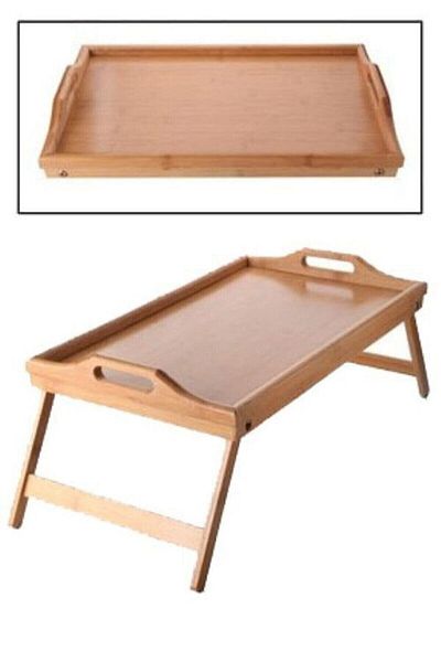Milvuss Balsa Bamboo Folding Leg Tray & Joy Tray & Presentation Tray & Henna Engagement Tray &
