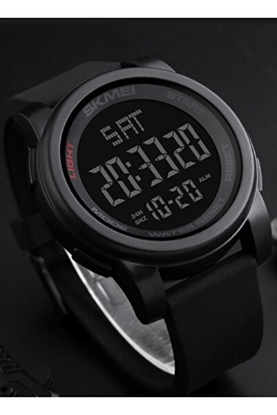 Skmei ساعة يد رجالية بإضاءة LED موديل 1257