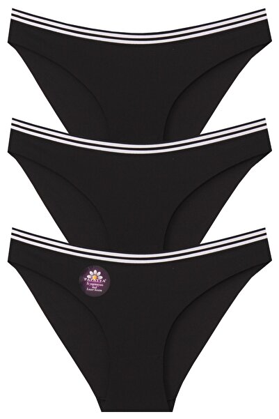 papatya lingerie 3-Piece Special Waist Elastic Non-Marking Laser Panties