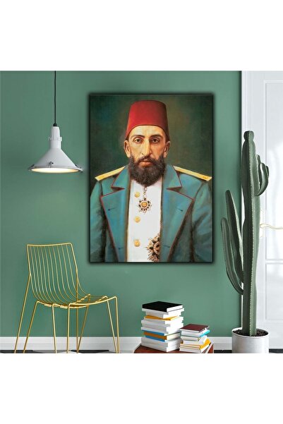 tablodekor Osmanlı Padişahı Iı. Abdülhamid Han Kanvas Tablo