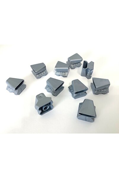 LEGO Technic Custom Moc Aksesuar Vehicle Engine 2 X 2 Otomobil Gümüş Motor Bl...