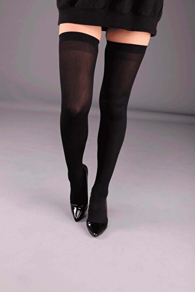 ORAL Or-al 2 Pack 70 Denier Thick Mousse Leakproof Knee Socks