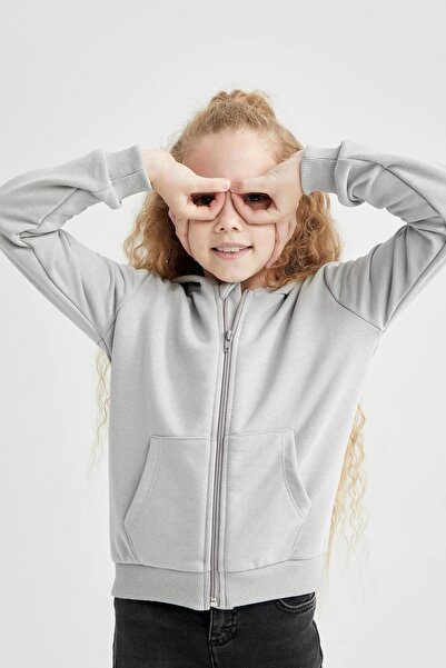 DeFacto Dívčí mikina - uvolněný střih
