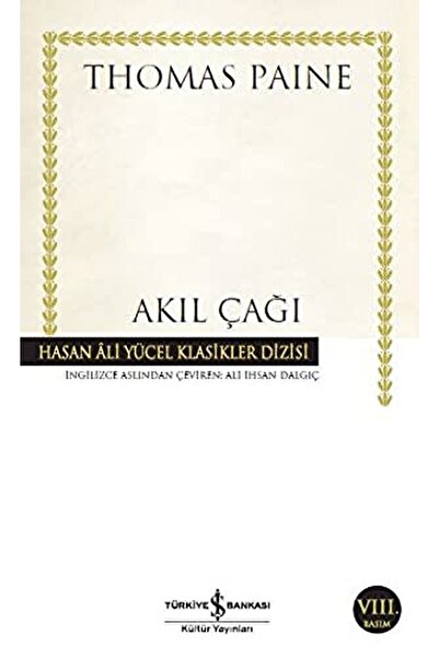 İş Bankası Kültür Yayınları Akıl Çağı / Thomas Paine / / 9786053605409