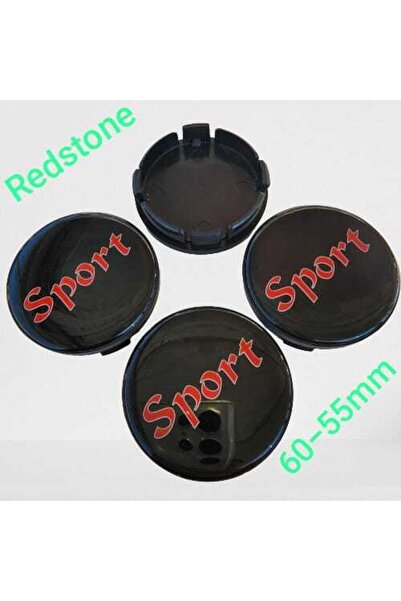 OEM Sport Kırmızı Damla Geçme Jant Göbeği 4 Lü 60-55mm